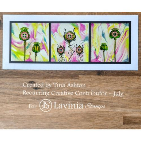Lavinia Stamps - Poppy Dwellings Stamp