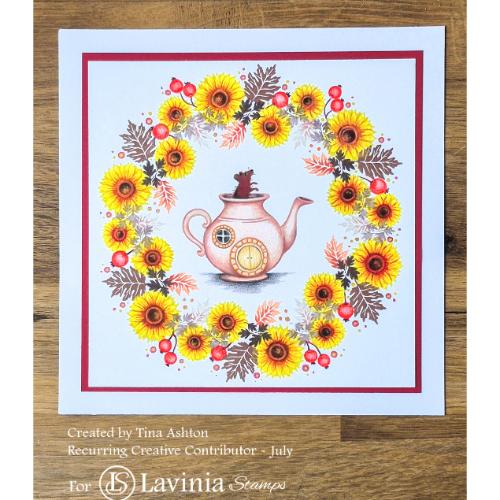 Lavinia Stamps - Red Oak Leaf Stamp