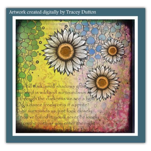 Lavinia Stamps - Sunflower Heads Stamp