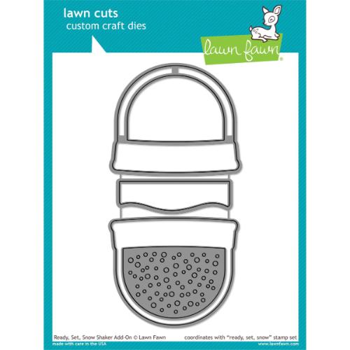 Lawn Fawn - Lawn Cuts - Ready, Set, Snow Shaker Add-on Dies