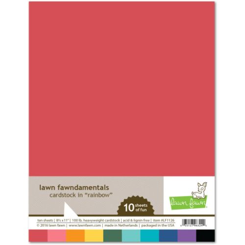 Lawn Fawn Cardstock - Rainbow