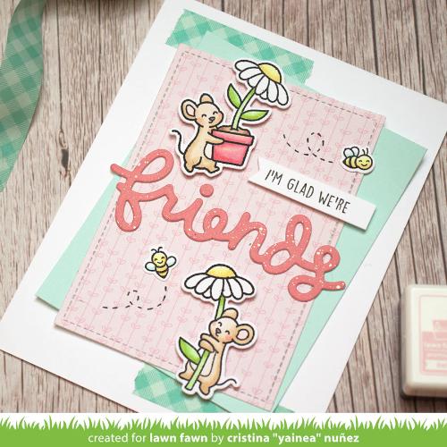 Lawn Fawn - Lawn Cuts - Scripty Friends Die