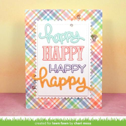 Lawn Fawn - Lawn Cuts - Scripty Happy Dies