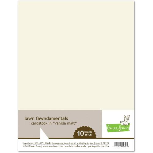 Lawn Fawn - Cardstock - Vanilla Malt