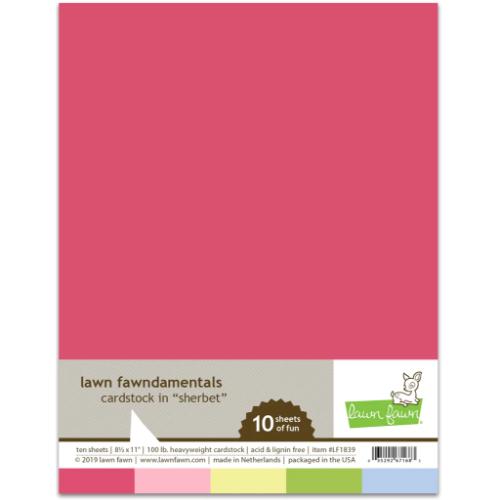 Lawn Fawn - Cardstock - Sherbet