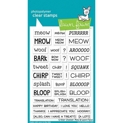 Lawn Fawn - Critter Chatter: Pets