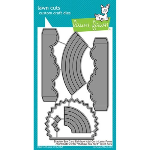 Lawn Fawn - Shadow Box Card Rainbow Add-On