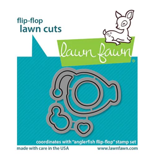 Lawn Fawn - Lawn Cuts - Anglerfish Flip-Flop Dies