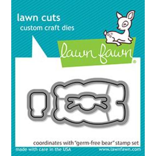 Lawn Fawn - Lawn Cuts - Germ-Free Bear Dies
