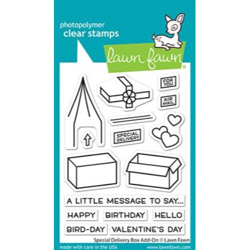 Lawn Fawn - Stamps - Special Delivery Box Add-On