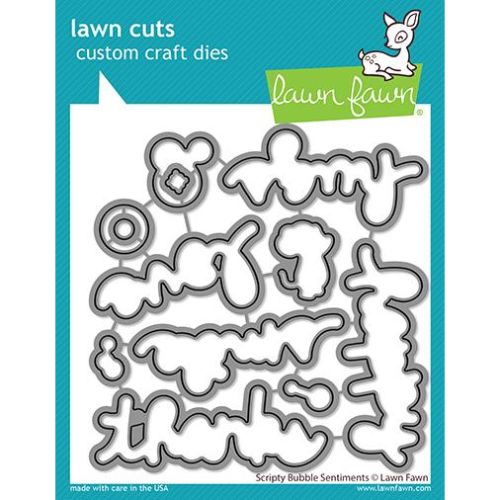 Lawn Fawn - Lawn Cuts - Scripty Bubble Sentiments Die