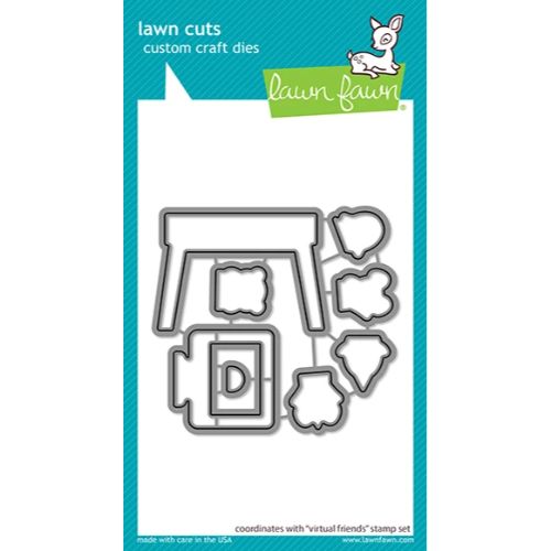 Lawn Fawn - Lawn Cuts - Virtual Friends Dies