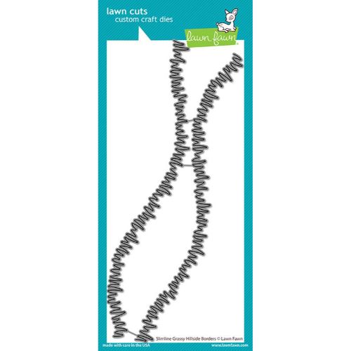 Lawn Fawn - Lawn Cuts - Slimline Grassy Hillside Borders Dies