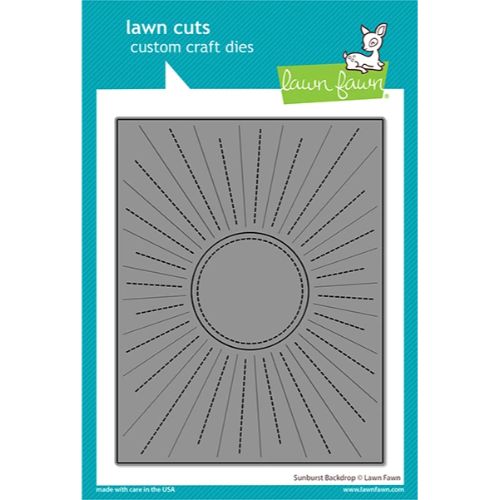 Lawn Fawn - Lawn Cuts - Sunburst Backdrop