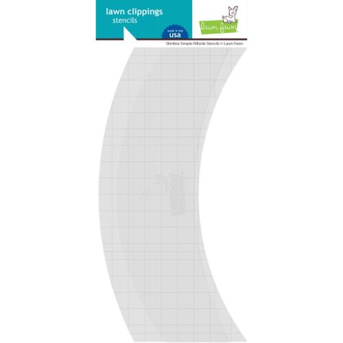 Lawn Fawn - Lawn Clippings - Slimline Simple Hillside Stencils
