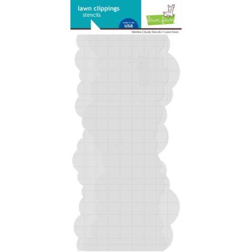 Lawn Fawn - Lawn Clippings - Slimline Cloudy Stencils