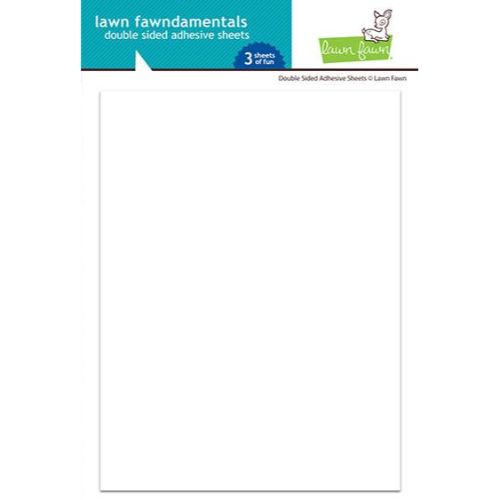 Lawn Fawn - Accessories - 6" X 8" Double-Sided Adhesive Sheets (3-pack)