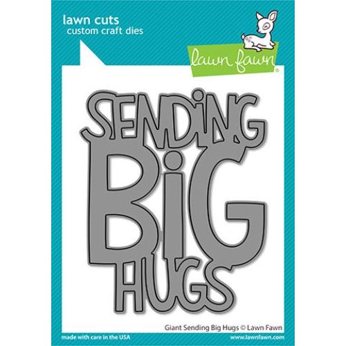 Lawn Fawn - Lawn Cuts - Giant Sending Big Hugs