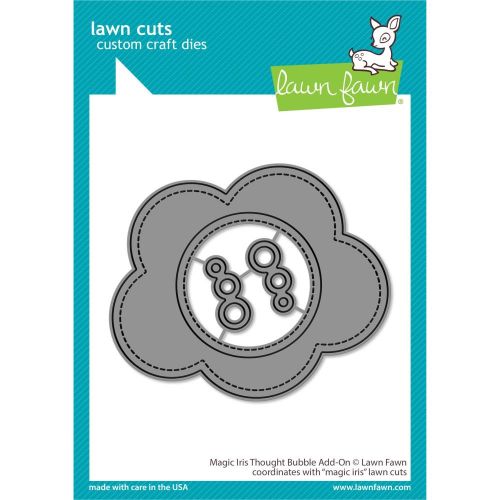 Lawn Fawn - Lawn Cuts - Magic Iris Thought Bubble Add-On