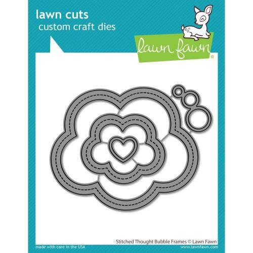 Lawn Fawn - Lawn Cuts - Stitched Thought Bubble Frames