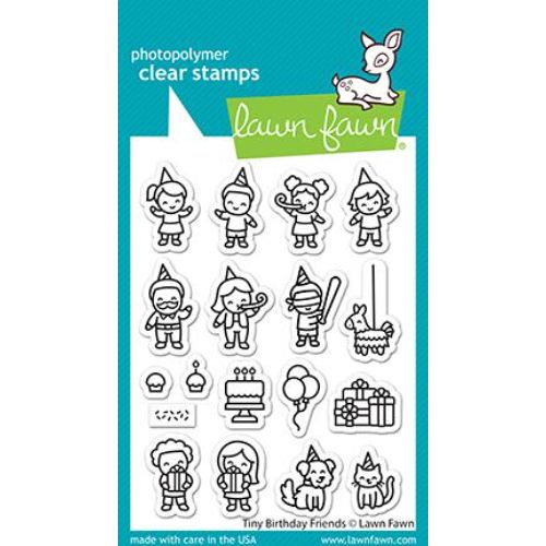 Lawn Fawn - Stamps - Tiny Birthday Friends