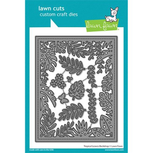 Lawn Fawn - Lawn Cuts - Tropical Leaves Backdrop