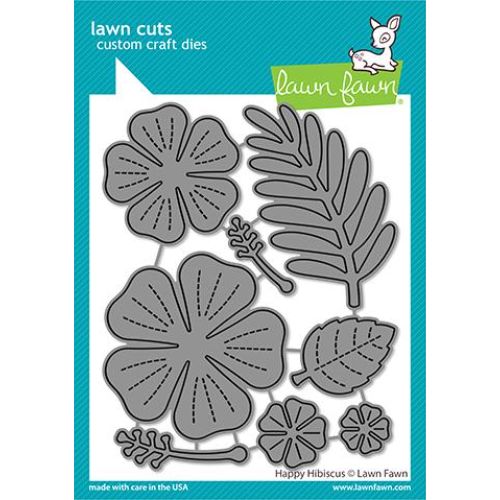 Lawn Fawn - Lawn Cuts - Happy Hibiscus