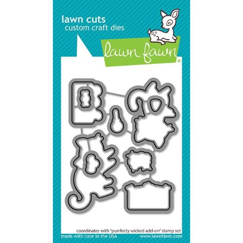 Lawn Fawn - Lawn Cuts - Purrfectly Wicked Add-On Dies