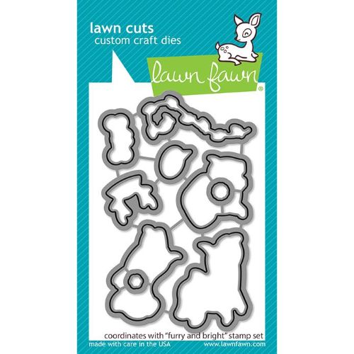 Lawn Fawn - Lawn Cuts - Furry and Bright Dies