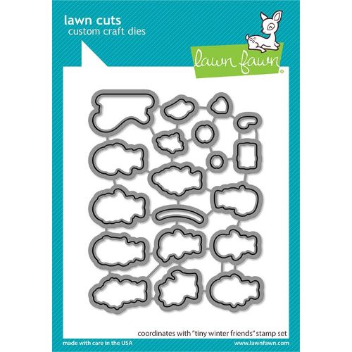 Lawn Fawn - Lawn Cuts - Tiny Winter Friends Dies