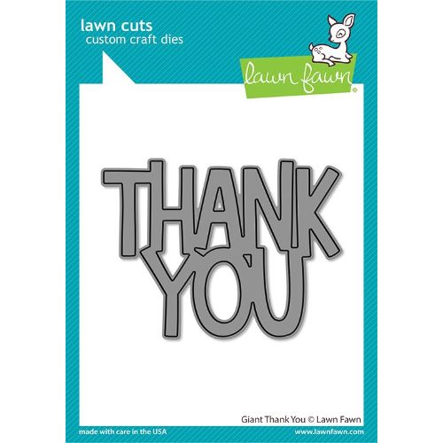 Lawn Fawn - Lawn Cuts - Giant Thank You