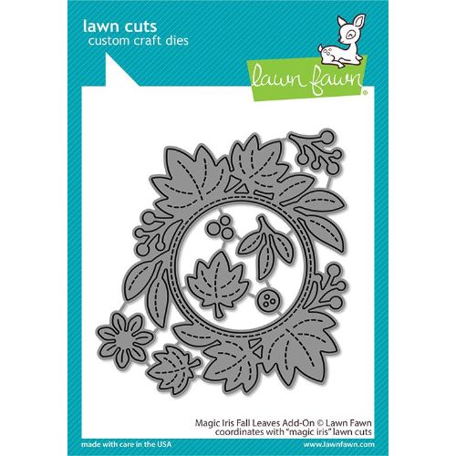 Lawn Fawn - Lawn Cuts - Magic Iris Fall Leaves Add-On Dies