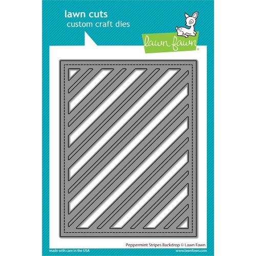 Lawn Fawn - Lawn Cuts - Peppermint Stripes Backdrop Die