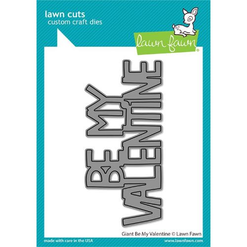 Lawn Fawn - Lawn Cuts - Giant Be My Valentine