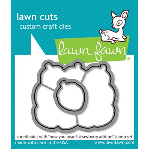 Lawn Fawn - Lawn Cuts - How You Bean? Strawberries Add-On Dies