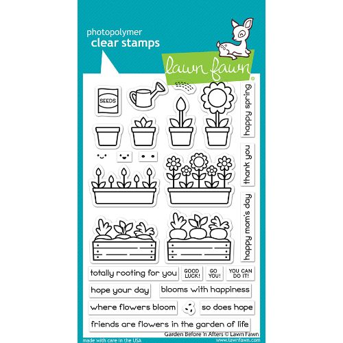 Lawn Fawn - Stamps - Garden Before 'n Afters