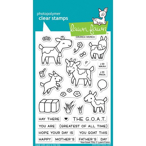 Lawn Fawn - Stamps - You Goat This