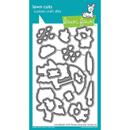 Lawn Fawn - Lawn Cuts - Beary Rainy Day Dies