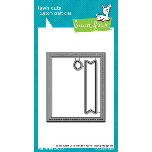 Lawn Fawn - Lawn Cuts - Window Scene: Spring Dies
