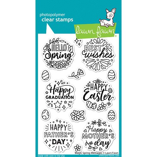 Lawn Fawn - Stamps - Magic Spring Messages