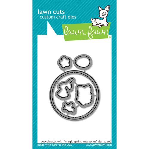 Lawn Fawn - Lawn Cuts - Magic Spring Messages Dies