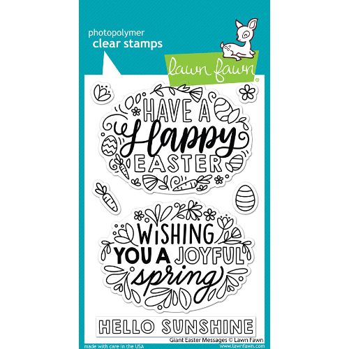 Lawn Fawn - Stamps - Giant Easter Messages