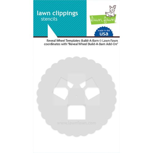 Lawn Fawn - Lawn Clippings - Reveal Wheel Templates: Build-A-Barn
