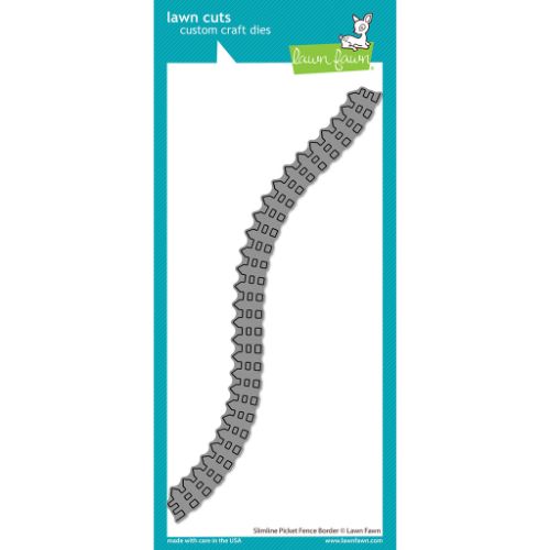 Lawn Fawn - Lawn Cuts - Slimline Picket Fence Border Die
