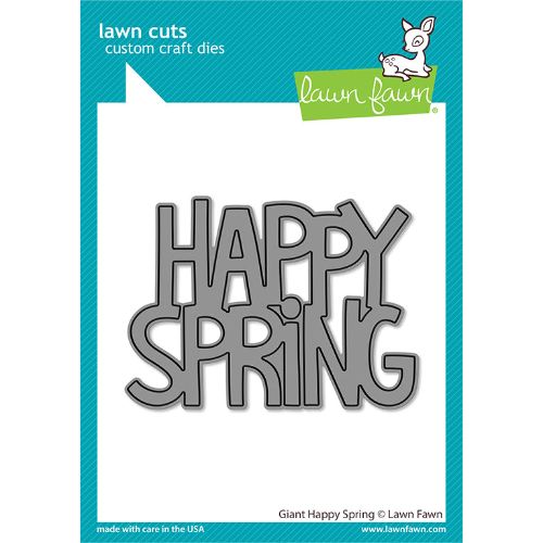 Lawn Fawn - Lawn Cuts - Giant Happy Spring Die