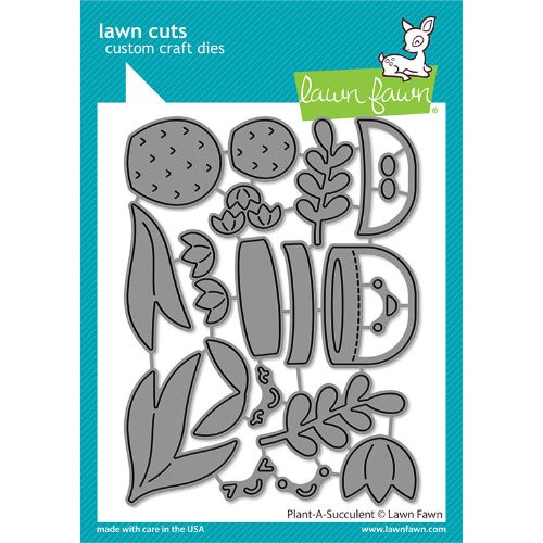 Lawn Fawn - Lawn Cuts - Plant A Succulent Dies