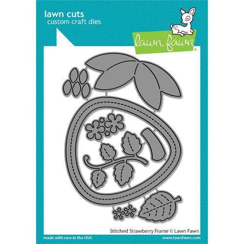 Lawn Fawn - Lawn Cuts - Stitched Strawberry Frame Dies