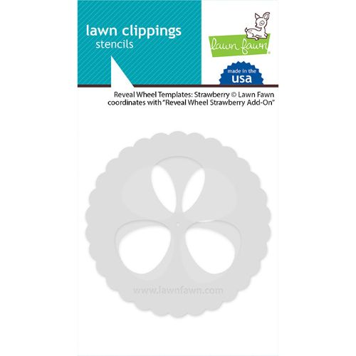 Lawn Fawn - Lawn Clippings - Reveal Wheel Templates: Strawberry