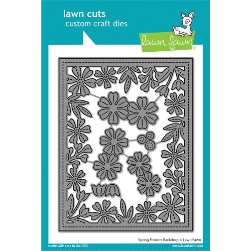 Lawn Fawn - Lawn Cuts - Spring Flowers Backdrop Dies