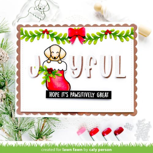 Lawn Fawn - Stamps - Pawsitive Christmas